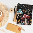 thumbnail image 2 of HELLHERO Mushroom and Butterfly Pattern 1pcs Bible Covers with Lightweight Book Lovers Gifts Book Organzoer Holder with Handle for Classmate Church Bag, 2 of 5