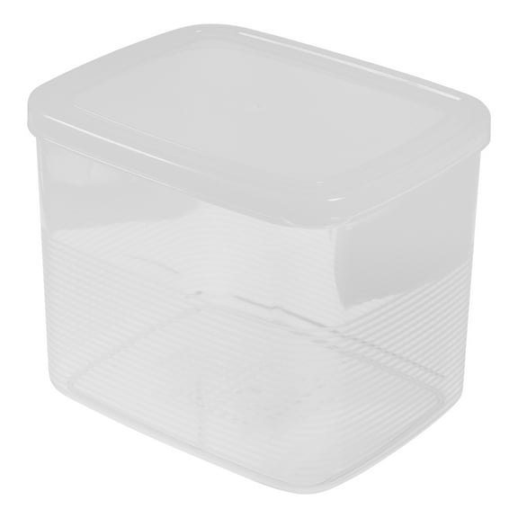 Bread Storage Box Plastic Container for Homemade Bread, Bagels, Donuts, Buns - Food Grade PP Organizer for Pantry and Fridge