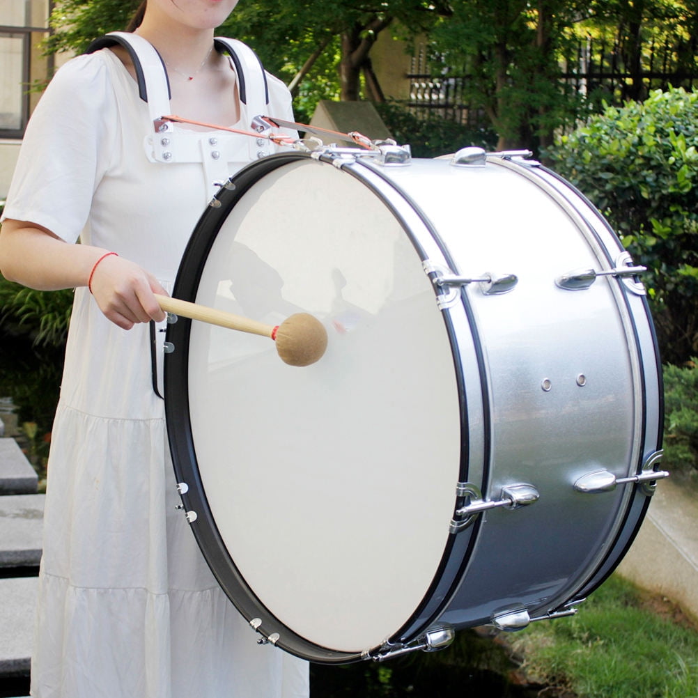 UPKOCH Percussion Bass Drumstick Coffee Cotton Cloth Head Maple Handle