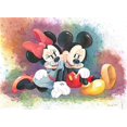 thumbnail image 1 of Disney Mickey Mouse Canvas Painting Poster and Mickey Minnie Mouse Prints Funny Wall Art Picture for Living Room Home Decoration40x60cm Unframed Gao Jinjia LED, 1 of 2