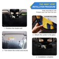 thumbnail image 2 of WOBOGO Cute Cartoon Bumble Bee Pattern Car Windshield Sunshades Autopilot Lightweight Accordion Sun Visor 53×23.5in, 2 of 8