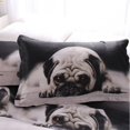 thumbnail image 5 of 3pcs/2pcs 3D Cute Animal Dog Pug Print Bedclothes Delicate Soft Bedding Set as shown, 5 of 5