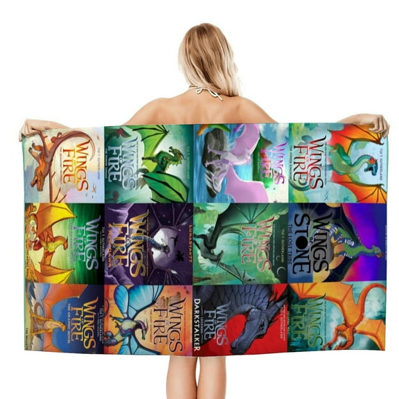 Wings of Fire Beach Towel, 30.7x51 inches Oversized Microfiber, Soft, Quick Dry, Sand Free, Ideal for Bath, Pool, Travel, Gifts for Men, Boys, Teens