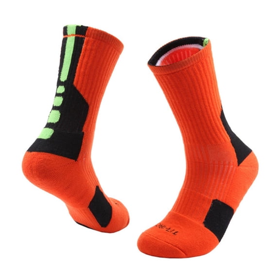 Dxzfnsa Unisex Cushioned Crew Training Athletic Socks Men & Women with Combed Cotton Moisture Wicking Breathable Performance