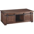 thumbnail image 1 of Ashley Furniture Table Basse de Rangement Mobile Budmore en Brun, 1 of 1
