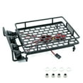 thumbnail image 1 of Roof Rack Luggage Carrier with LED Lights RC Car Metal Parts Compatible with 1/14 1/12, 1 of 7