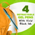 thumbnail image 3 of BIC Ecolutions Ocean-Bound Plastic Gel Pens, Medium Point, 1.0mm, Black Ink, 4-Pack, 3 of 8