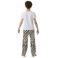 thumbnail image 4 of FORMRS Boys Pajama Pants with Pockets Size 13-14Y Kids Lounge Sleep Bottoms, Black Lines, 4 of 8