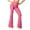 Pink, variant on USNSM Women's Stretch Flared Pants Casual High Waist Baggy Palazzo Pants Hip-Lifting Workout Jogger Yoga Pants Khaki S