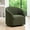 Green, variant on 32" Wide Modern Boucle Swivel Barrel Chair, No Assembly Round Upholstered Swivel Accent Armchair for Living Room, Bedroom, Office (Oatmeal)