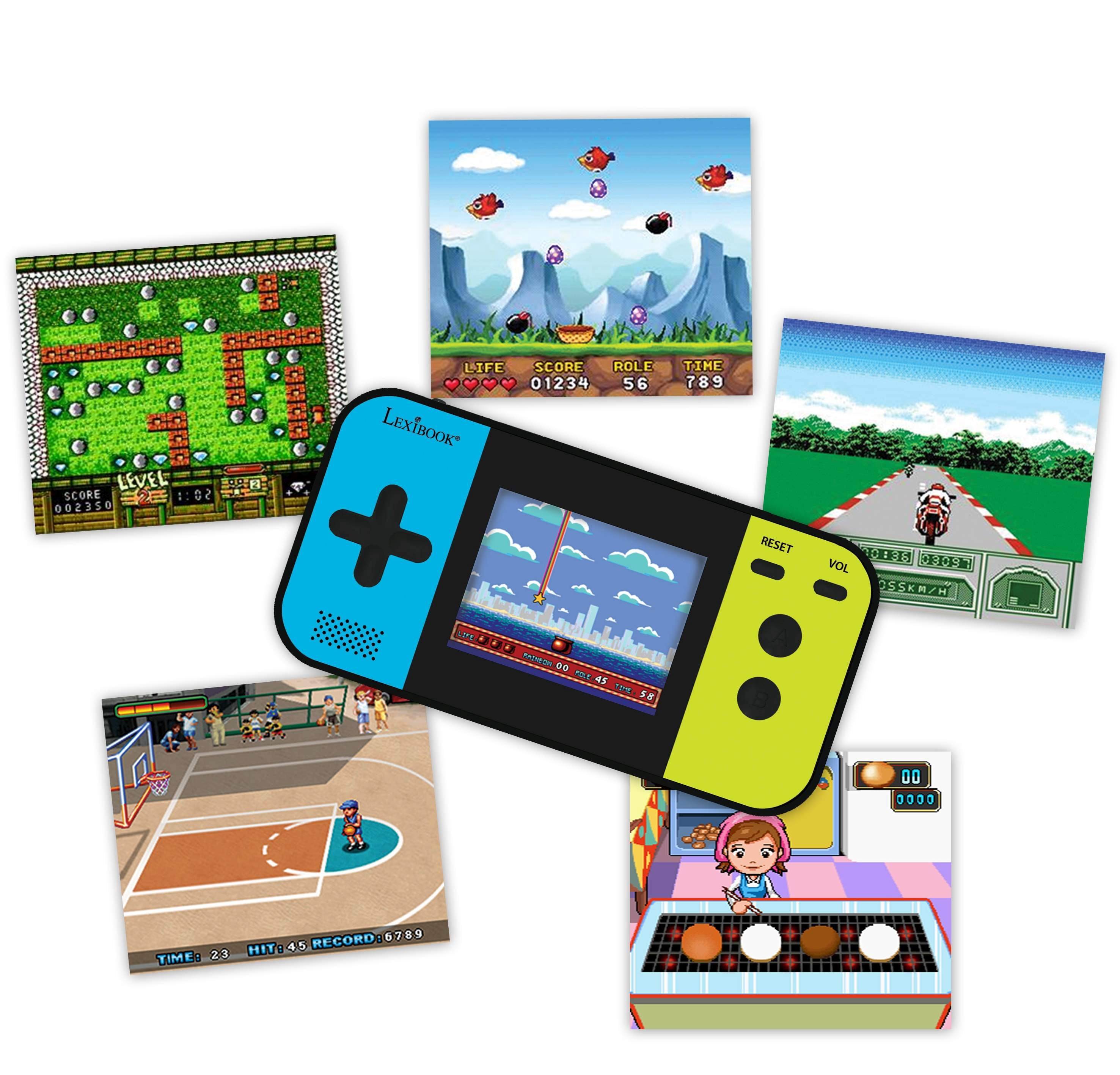 Compact Cyber Arcade® Pocket Gaming Console with color LCD 2.5'' and 150 games