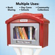 Simplay3 Sharing Library Box, Community Learning & Education Book Display, Plastic