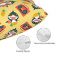 thumbnail image 3 of Kdxio Cotton Pillow Cases 20"x30" Pillowcases,Soft and Breathable Bedroom Pillow Cases-Pineapples Sharks In Hawaiian-No Pillow Core, 3 of 5