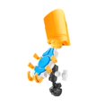 thumbnail image 4 of Soporte para teléfono de motocicleta con mini visera, soporte resistente para smartphone, universal manillar amarillo, 4 of 9