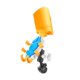 thumbnail image 4 of Soporte para teléfono de motocicleta con mini visera, soporte resistente para smartphone, universal manillar amarillo, 4 of 9