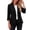 *Black, variant on ClodeEU Women's Lapel Collar Open Front 3/4 Sleeve Blazer,Casual Office Slim Suit Jacket Black,Women's Plus L