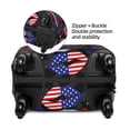 thumbnail image 3 of Haiem American With Lips Luggage Cover Printed Suitcase Covers for Luggage Elastic Washable Suitcase Protector Fits 18-32 Inch Luggage-Small, 3 of 8