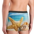 thumbnail image 5 of Bingfone Beach Starfish Shell Men'S Underwear - Casual Stretch Boxer Briefs-X-Large, 5 of 9
