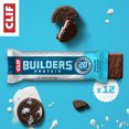 thumbnail image 3 of CLIF BUILDERS Protein Bars Cookies 'n Cream Flavor, Plant Protein, Gluten Free Bars, 12ct, 3 of 16