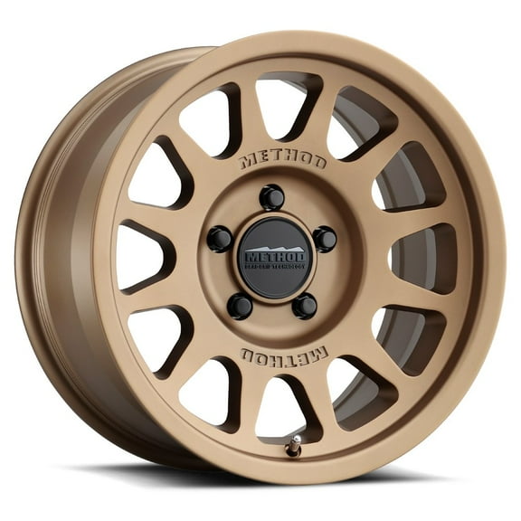 17x9 Method MR703 Bead Grip Bronze Wheel 5x5 (-12mm) Fits select: 2015-2019,2021 JEEP WRANGLER UNLIMITED