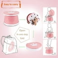 thumbnail image 4 of Portable Potty for Kids Toddlers Foldable Travel Potty Training Seat Children's Portable Toilet Potty Chair Toddlers Training Toilet Seat Emergency Toilet for Car, Camping, (Green), 4 of 6