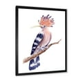 thumbnail image 2 of Designart 'Ancient Hoopoe Bird On A Branch' Traditional Framed Art Print, 2 of 4