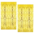 thumbnail image 2 of Billuyoard 2 uds cortinas de papel de aluminio decoración fondos de oropel papel de aluminio colgante flecos borlas para fiesta boda Kits de decoración para fiestas Billuyoard HA006464-00, 2 of 6