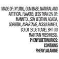 thumbnail image 5 of Extra Refreshers Gum, Polar Ice, 40 Pieces (Pack of 6), 5 of 10