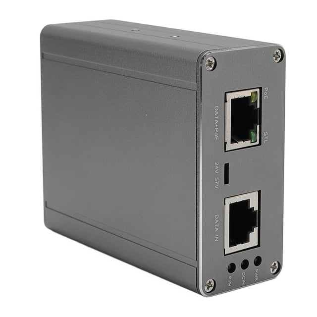PoE Gigabit Injector, 150W Input PoE Injector Maximum 150W Output High Reliability 6KV Surge Guard for Gen3 Satellite Antenna