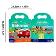 thumbnail image 4 of LEEYNEER Youngsters‘ Waterproof Sticker Activity Book - Reusable  Portable & Multi-Themed Learning Toy for Art and Crafts  Perfect for Winter  New Year, 4 of 6