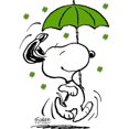thumbnail image 2 of CafePress - Snoopy Raining Clovers - 11 oz Ceramic Mug - Novelty Coffee Tea Cup, 2 of 3
