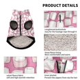 thumbnail image 2 of Pet Winter Coat Snow Zipper Clothing Cold Weather Dog Vest Warm Puppy Coat Full Of Puffed Candy, 2 of 8