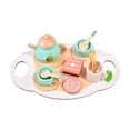 thumbnail image 1 of Juego de madera para fiesta de té, accesorios de cocina, creativo, juego de simulación, fiesta de té de princesa para niñas y niños, regalo de, 1 of 9