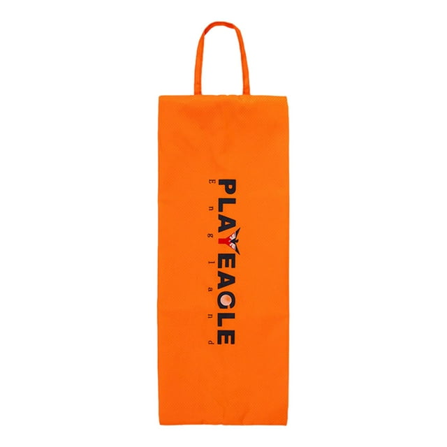 Bolsa para zapatos de golf, funda para zapatos deportivos, bolsa con cremallera portátil de 6 "x 16", bolsa para zapatos de regalo, bolsa portadora de Naranja