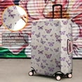 thumbnail image 4 of Beige Butterfly Pattern Luggage Cover Fashion Suitcase Cover Baggage Covers Fit 25-28 Inch Luggage (Go Travel), 4 of 5