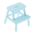 thumbnail image 3 of Dollhouse Step Chair Two Step Stool DIY Accessory Decoration Chair Model Pretend Blue, 3 of 9