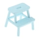 thumbnail image 3 of Silla de casa de muñecas con dos escalones, taburete hecho a mano, modelo para comedor de casa de muñecas Azul, 3 of 9