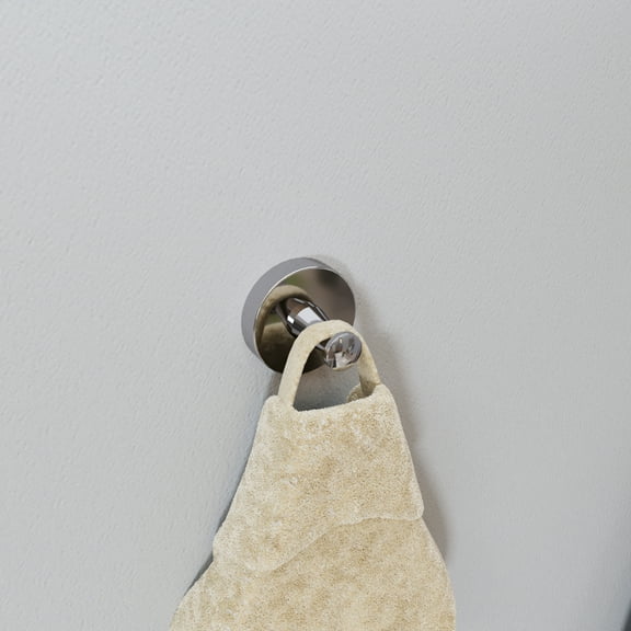 Croydex Pendle Flexi-Fix Screw or Glue Mounted Robe Hook in Chrome