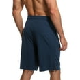 thumbnail image 6 of Cadmus Men's 9" Linerless Workout Shorts - Casual Loose Comfy Drawstring for Running Sports Athletic Gym with Pockets, 6 of 9