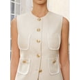 thumbnail image 6 of Women'S Plaid Skirt Sets 2 Piece Outfits Vest Top and Pleated Mini Skirt Suit L, 6 of 9