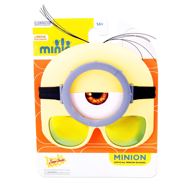 Minion Goggles Costume Accessory Adult or Child Licensed Minion Product Glasses