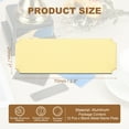 thumbnail image 2 of Uxcell 12 Pcs Placas de Nombre en Blanco, 2.8 x 1" Placa de Metal Grabada con Adhesivo Fuerte, 2 of 6