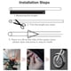 thumbnail image 2 of Protector de radios para rueda de motocicleta Toystoory 72 Uds cubiertas de piel tubo para Motocross negro, 2 of 6