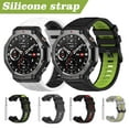 thumbnail image 2 of Clerance! Orange And Black For Amazfit T-Rex3 Suitable For Amazfit T-Rex3 Official Same Two-Color Silicone Strap For Huami Rex3 Wris, 2 of 8