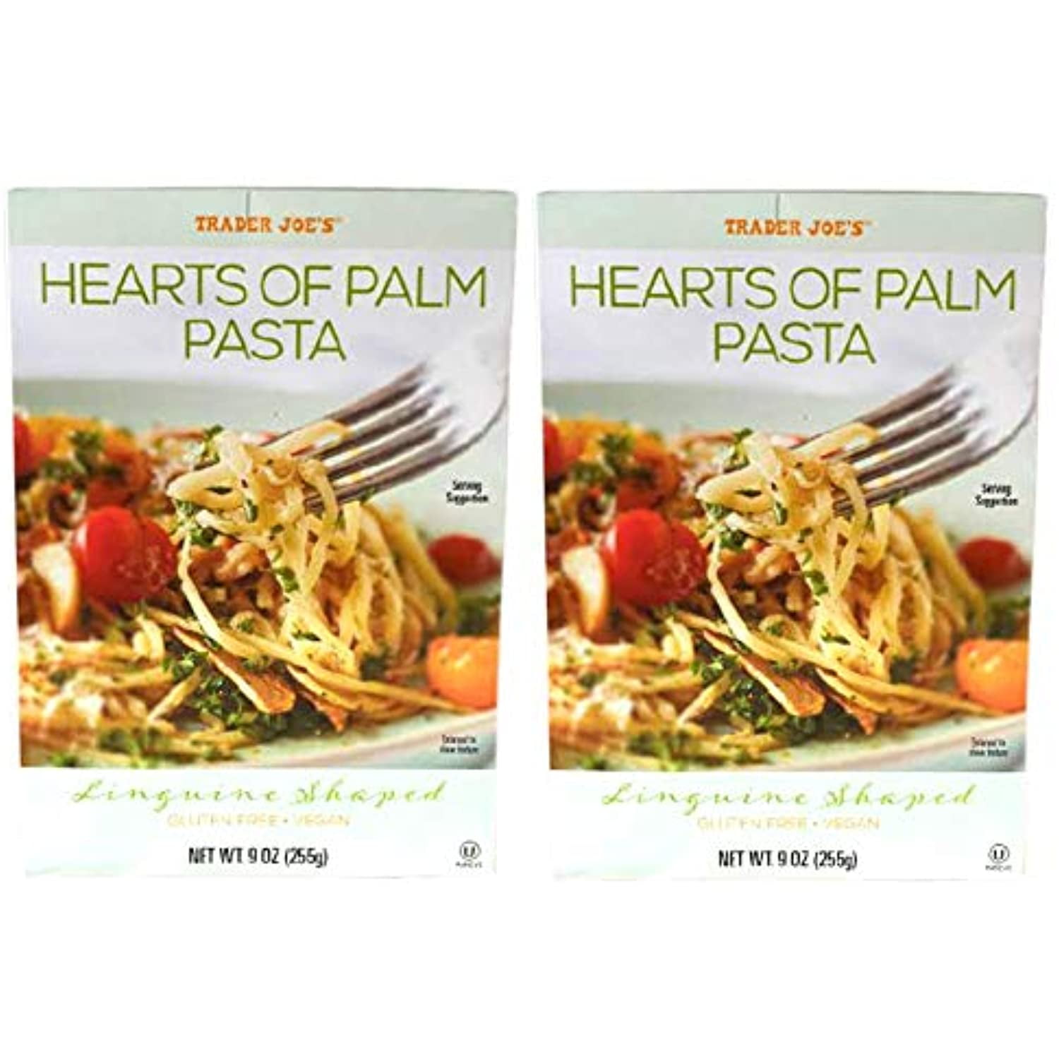 TJ Hearts Of Palm Pasta, Linguine Shaped, Gluten Free, Vegan, 9 Ounces ...