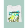 thumbnail image 3 of Pipeline Stylish Surf Graphic - T-shirt Men's, 3 of 4