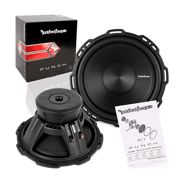 Subwoofer Rockford Fosgate P1S4-15 500 Watts 15 Pulgadas 4 Ohms 250 Watts RMS Punch Series Rockford Fosgate P1S4-15