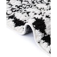 thumbnail image 7 of Unique Loom Morocco Collection Area Rug - Atlas (2' 2" x 6' 1" Runner Ivory/Black), 7 of 7
