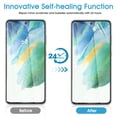 thumbnail image 4 of ZYQEEE [3 Pack] Clear Screen Protector for Samsung Galaxy S21 FE 6.4", Soft TPU Protective Film [Not Tempered Glass],Support Fingerprint,Case Friendly, 4 of 10