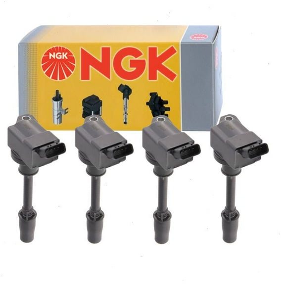 4 pc NGK Ignition Coils compatible with Lexus IS300 2.0L L4 2018-2019